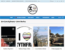 Tablet Screenshot of ilovekythera.com